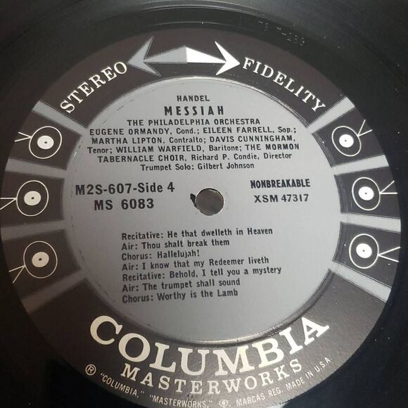 Messiah Philadelphia Orchestra Vinyl Record - Picture 9 of 16